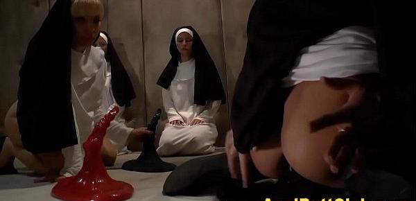  Slutty nuns anal fucked